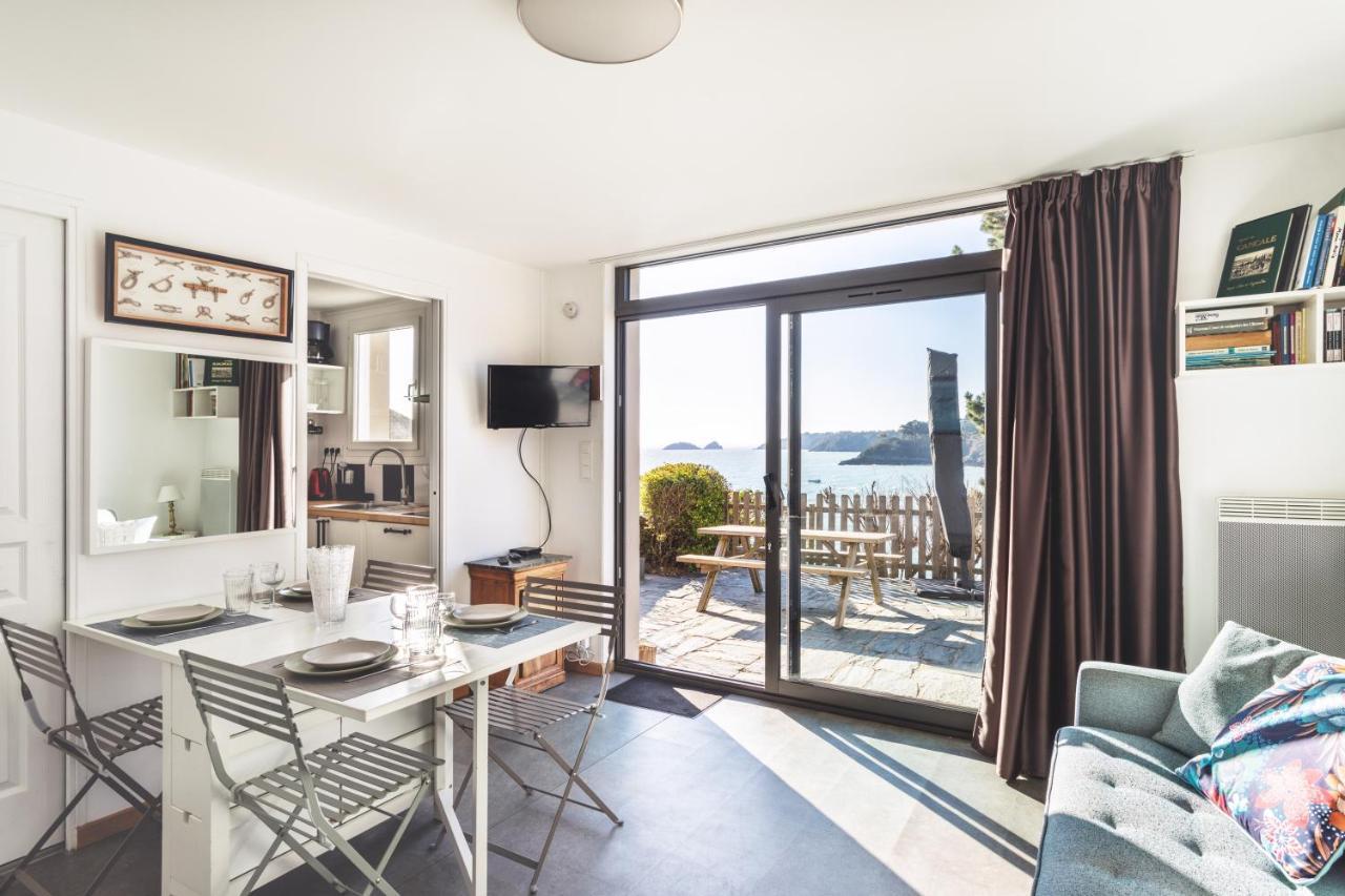 Jardin Sur L'Eau - Appt Vue Mer Cancale Luaran gambar