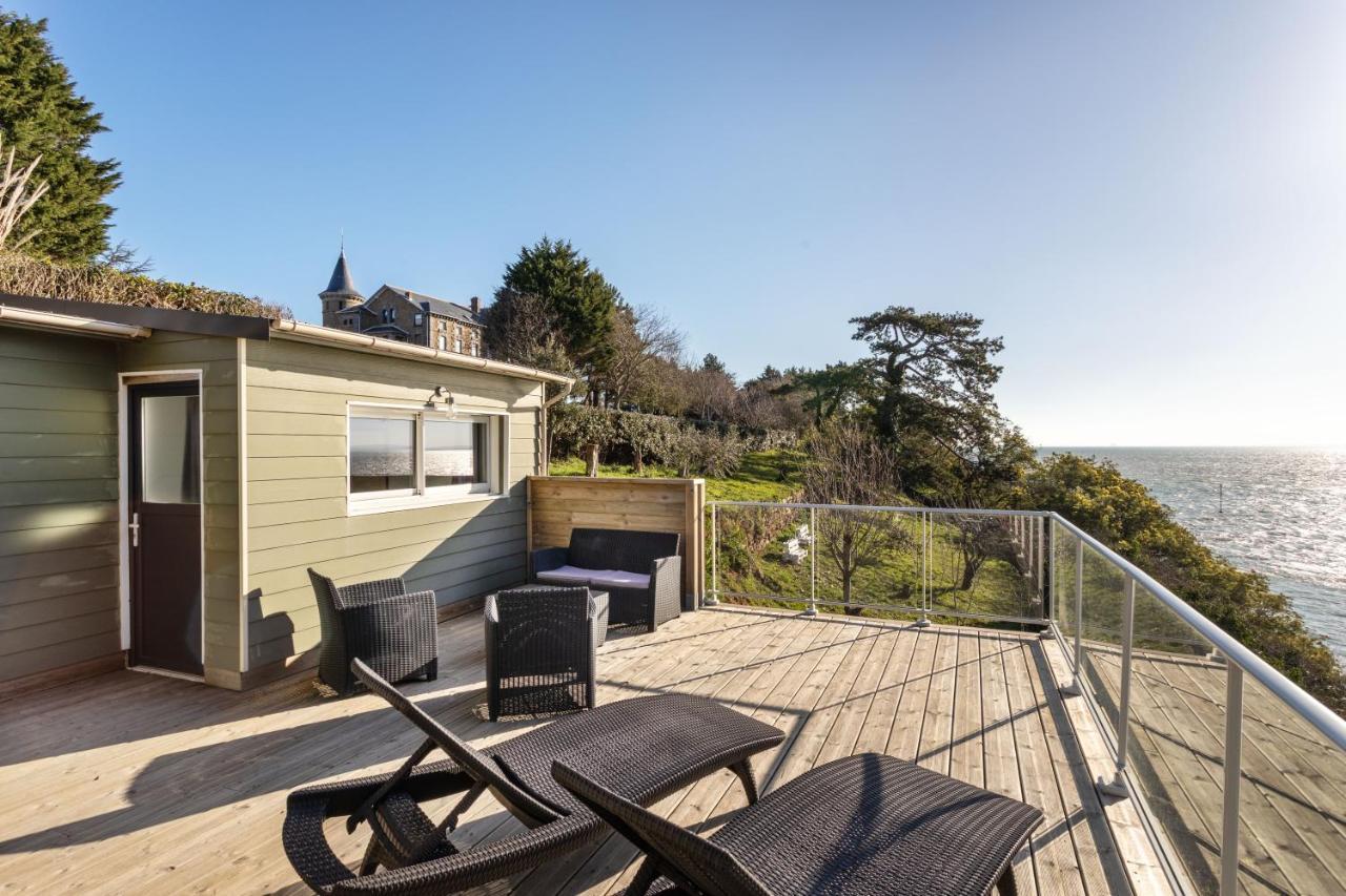 Jardin Sur L'Eau - Appt Vue Mer Cancale Luaran gambar